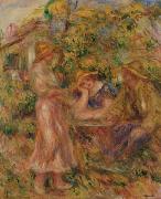 renoir, Three Figures in Landscape